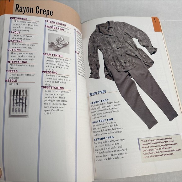 Fabric Savvy : the Essential Guide for Every Sewer   By Sandra Betzina.   2002 - Picture 7 of 9